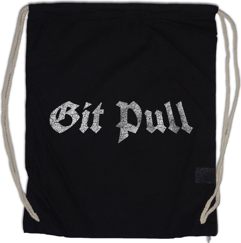 Urban Backwoods Git Pull, Turnbeutel, Farbe: Schwarz