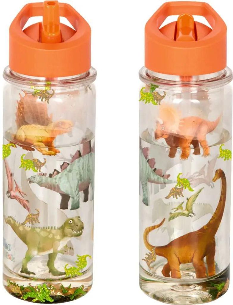 Dino Friends - Glitzer-Trinkflasche (Ca.0,3 L)