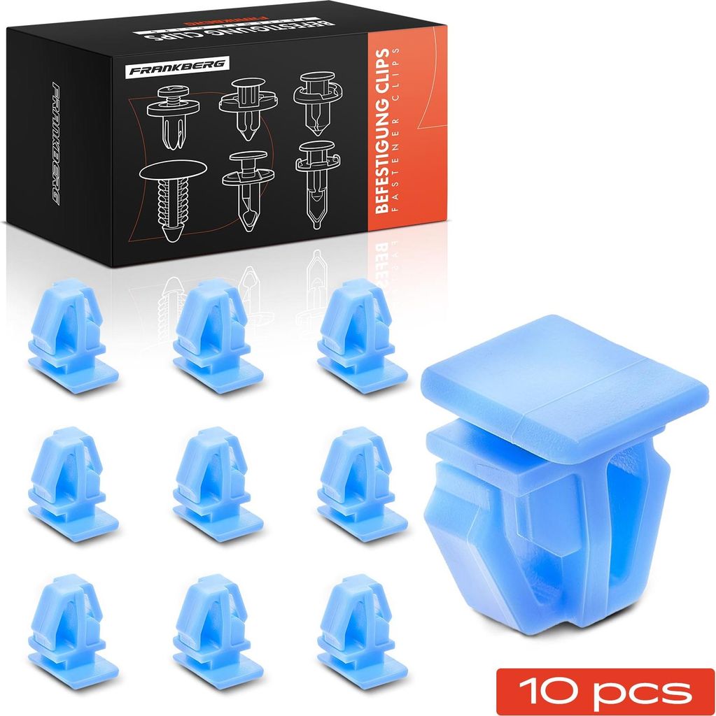 Frankberg 10x Befestigungsclips Stoßstange für Honda Accord V CR-V I Legend Civic CRX II