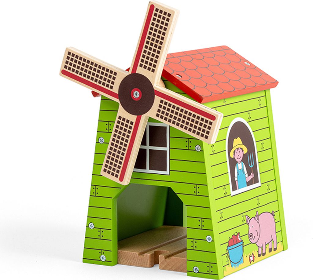 Bigjigs Rail Větrný mlýn Obrázok produktu 
