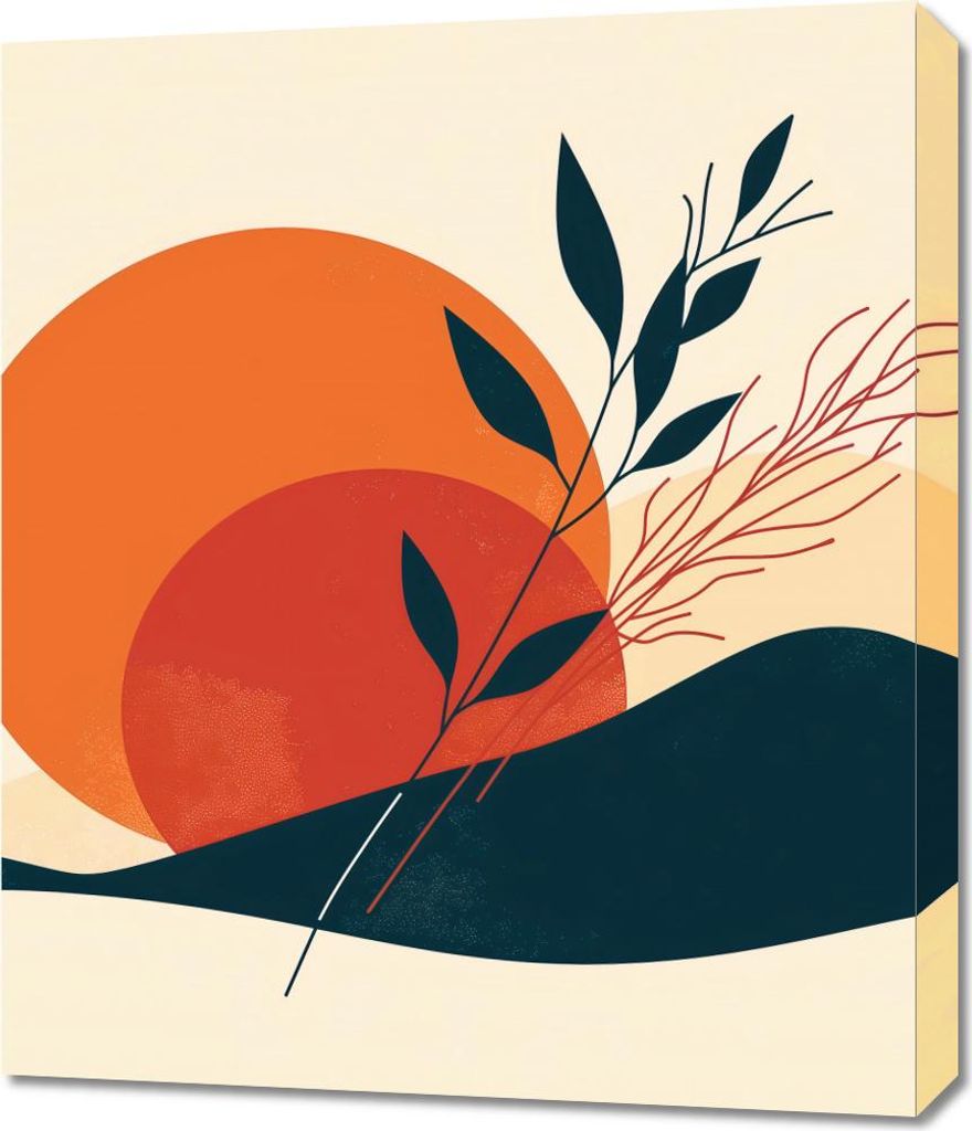 Bild 60x70cm Dämmerung in der Stille