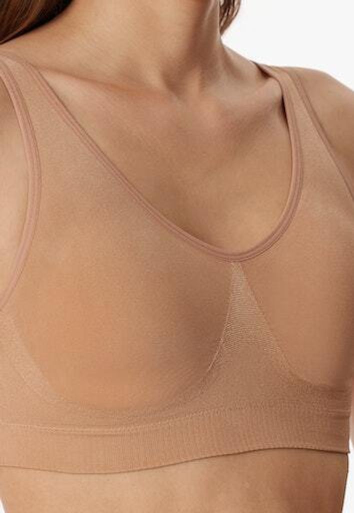 Schiesser Bügelloser BH Bustier, Herausnehmbare Pads (1-tlg