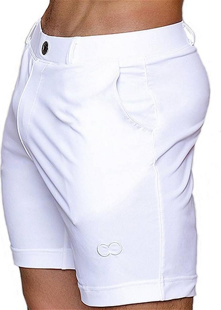 2Eros Long Bondi Bar Beach Swim Shorts White L