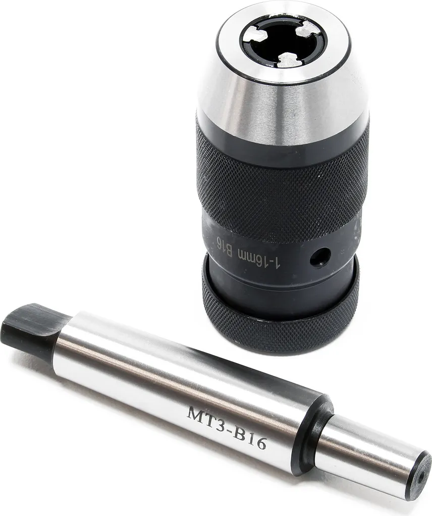 Mandrin de perçage MK3 - B16 auto-serrant 16mm avec cône morse intégré - 2