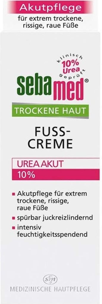 Sebamed FUSS-CREME UREA AKUT 10%, Fußcreme, Anti-Juckreiz, Produktbild 