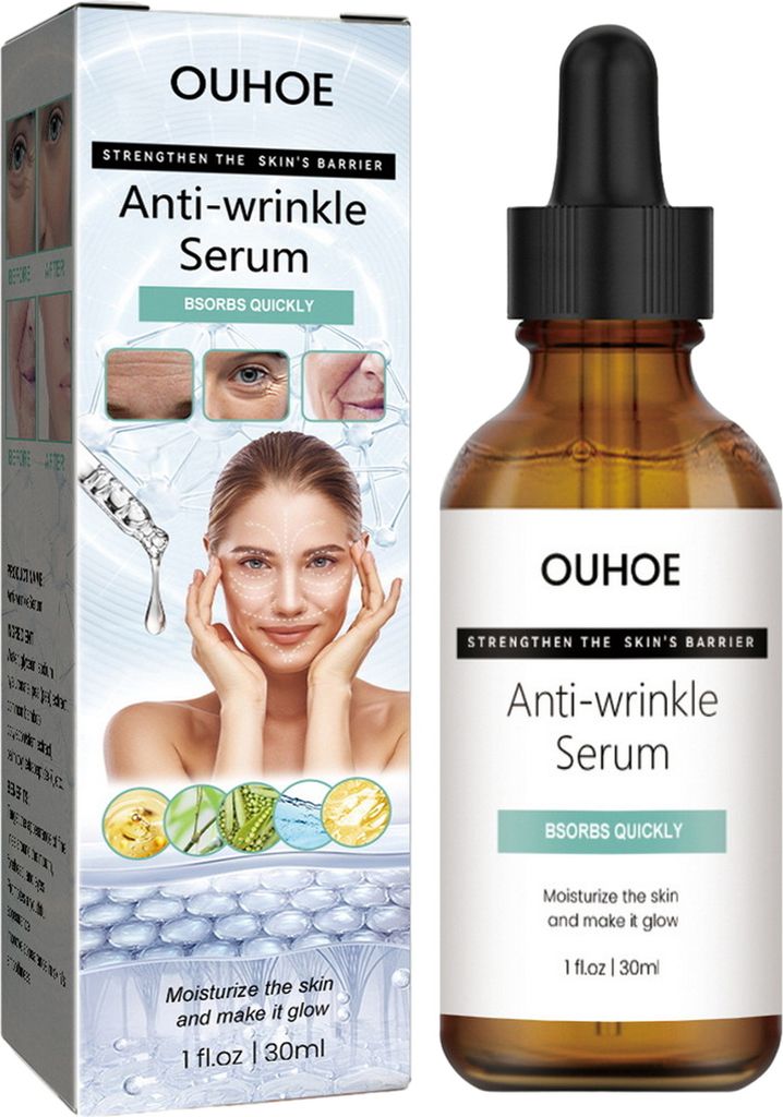 30 ml Gesichtsessenz, Anti-Aging, stärkt das Hautkollagen, reduziert feine Linien und Fältchen, macht die Haut praller, mit Wasser aufgefüllt, v...