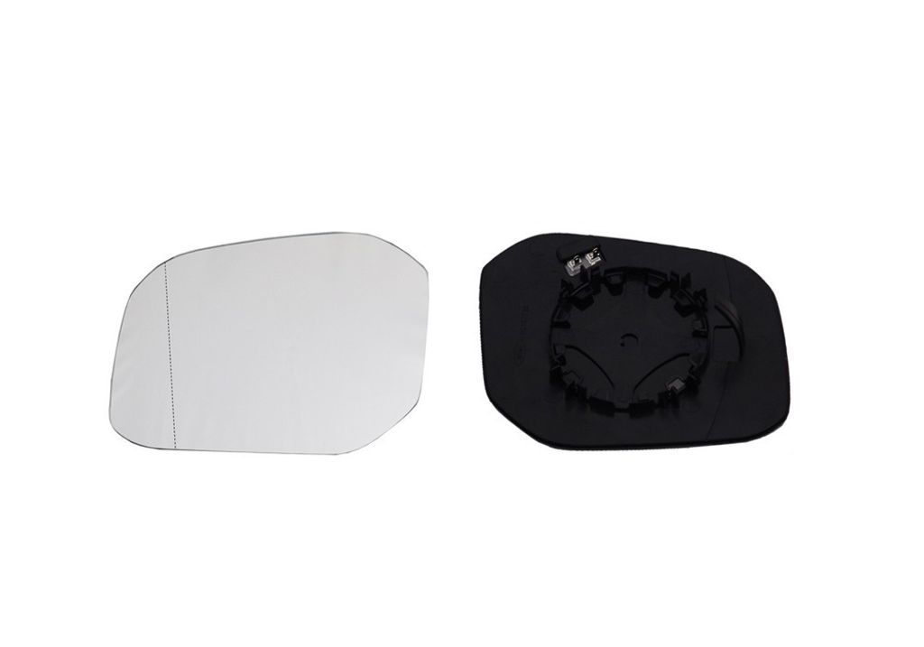ALKAR Spiegelglas Außenspiegel Links für VW CADDY IV Kombi (SAB, SAJ) Beheizbar Asphärisch 6471877