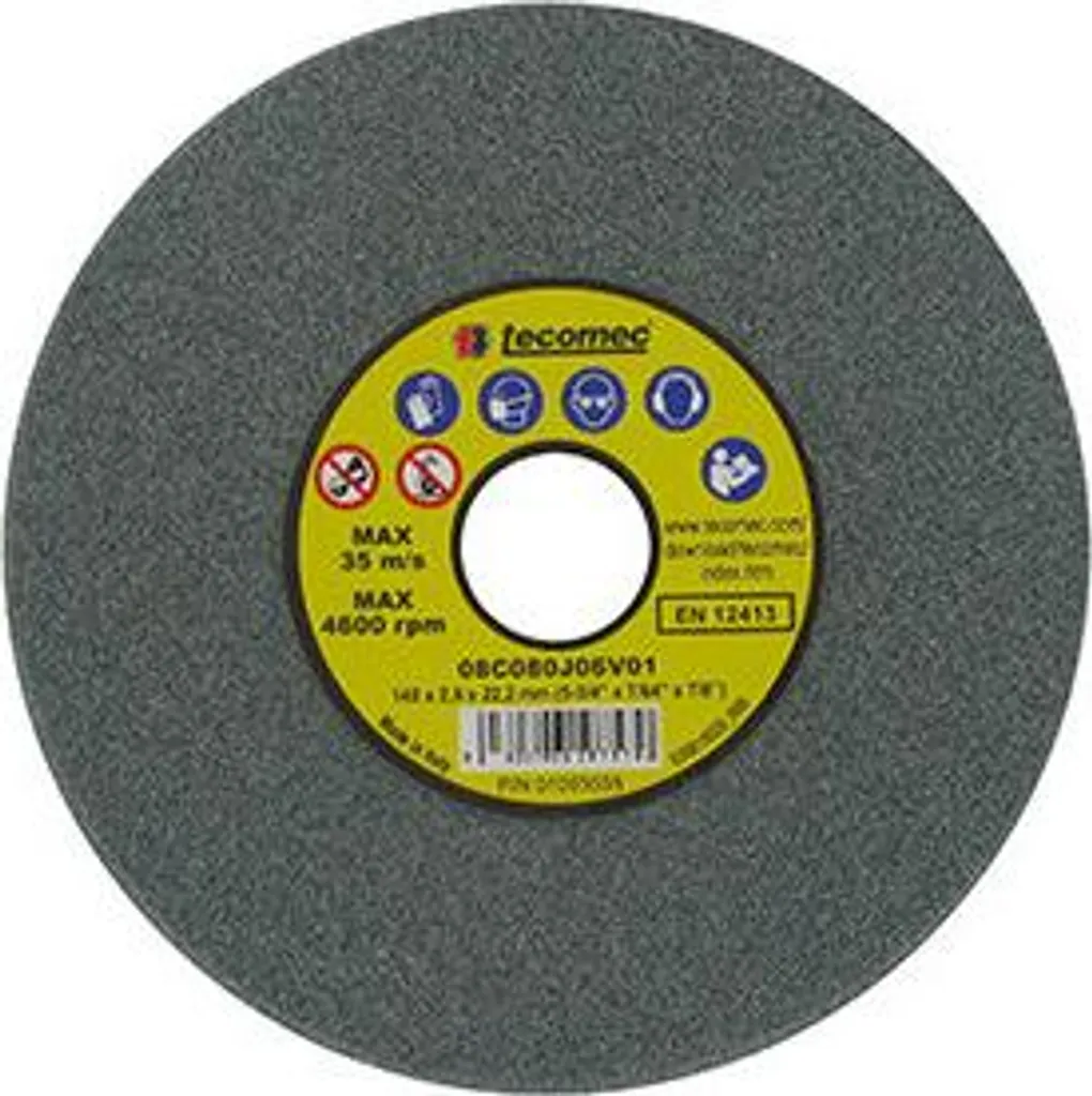 Meule Tecomec Spéciale Carbure et Widia 145mm, Épaisseur de 2,9 mm