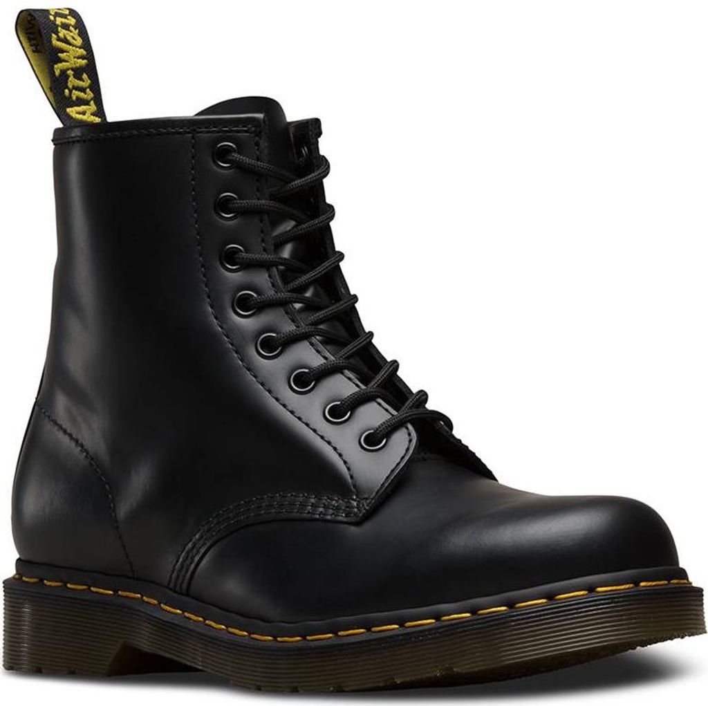 Der 1460 ist der Original-Stiefel von Dr. Martens. Zur erkennbaren DNA dieses Stiefels gehören acht Schnürsenkelösen, das klassische Glattleder....