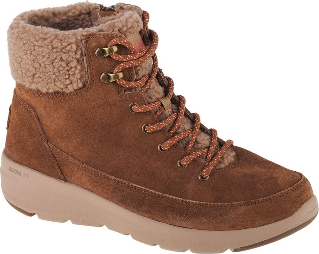 Skechers Glacial Ultra - Woodlands - Braun Leder Größe: 37 Normal