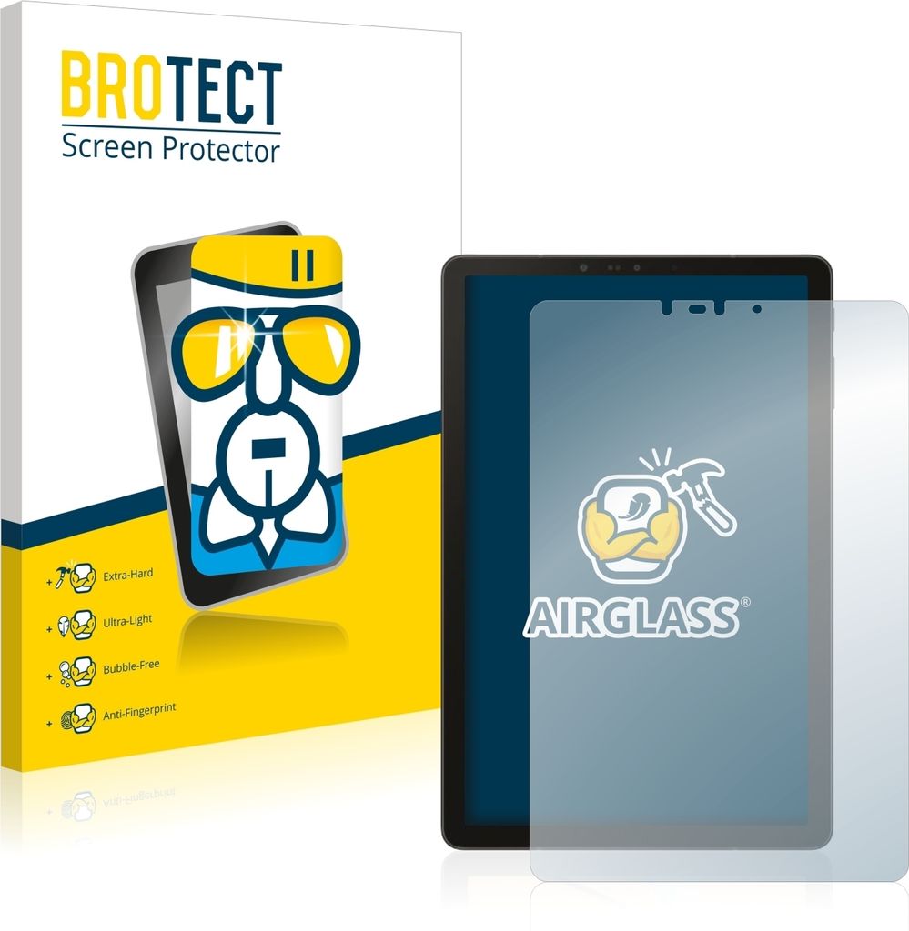 BROTECT Schutzglas für Samsung Galaxy Tab S4 10.5 Schutzfolie Panzer Folie Glas Display Schutz klar