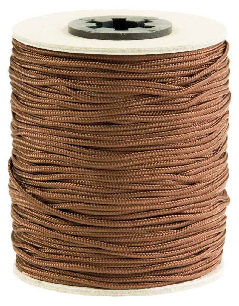 10 m Jalousieschnur, Zugschnur 1,4x1 mm, kaffeebraun