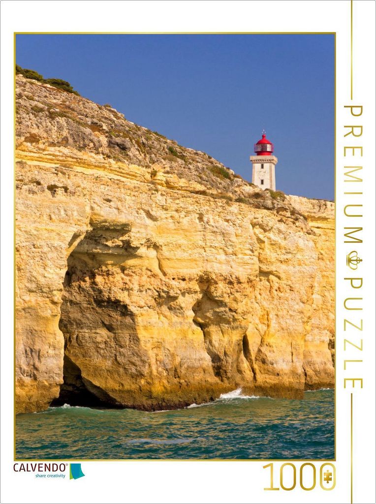 CALVENDO Puzzle Benagil | 1000 Teile Lege-Größe 64x48cm Foto-Puzzle für glückliche Stunden