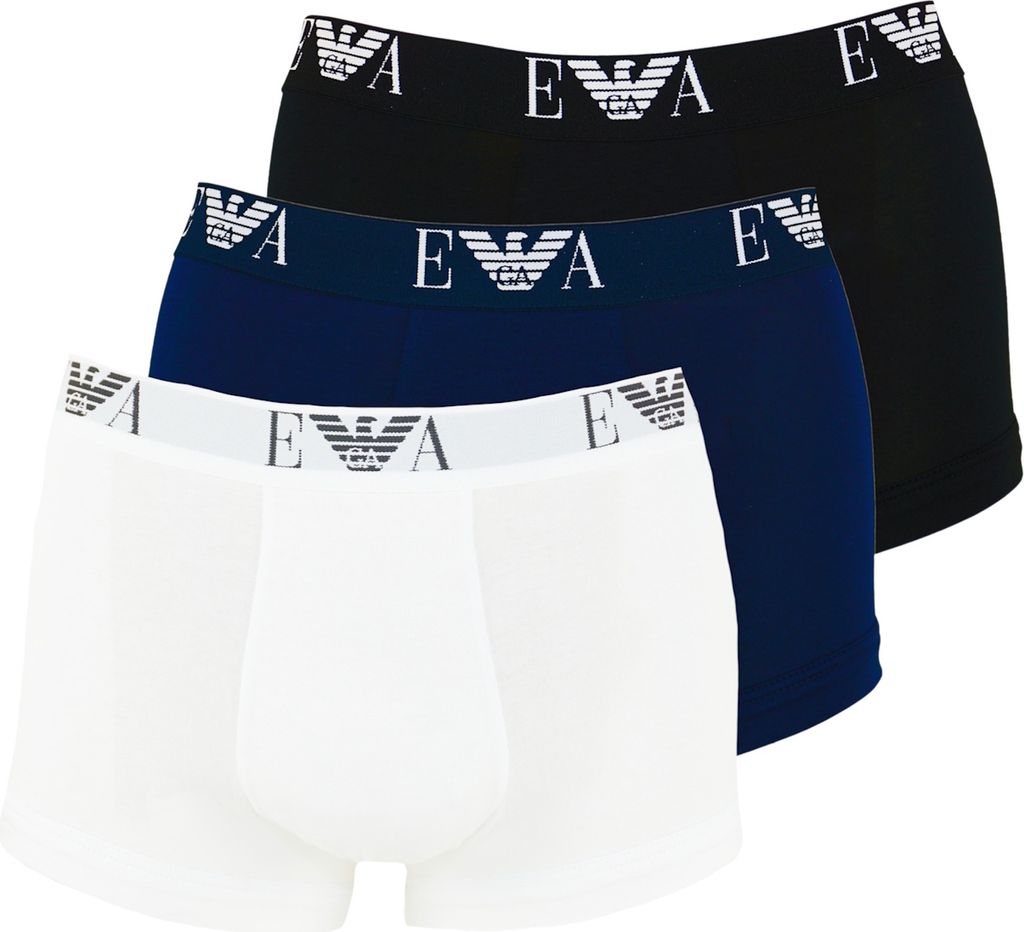 Emporio Armani Shorts 3 Pack Trunk Unterhosen Herrenshorts Produktbild 