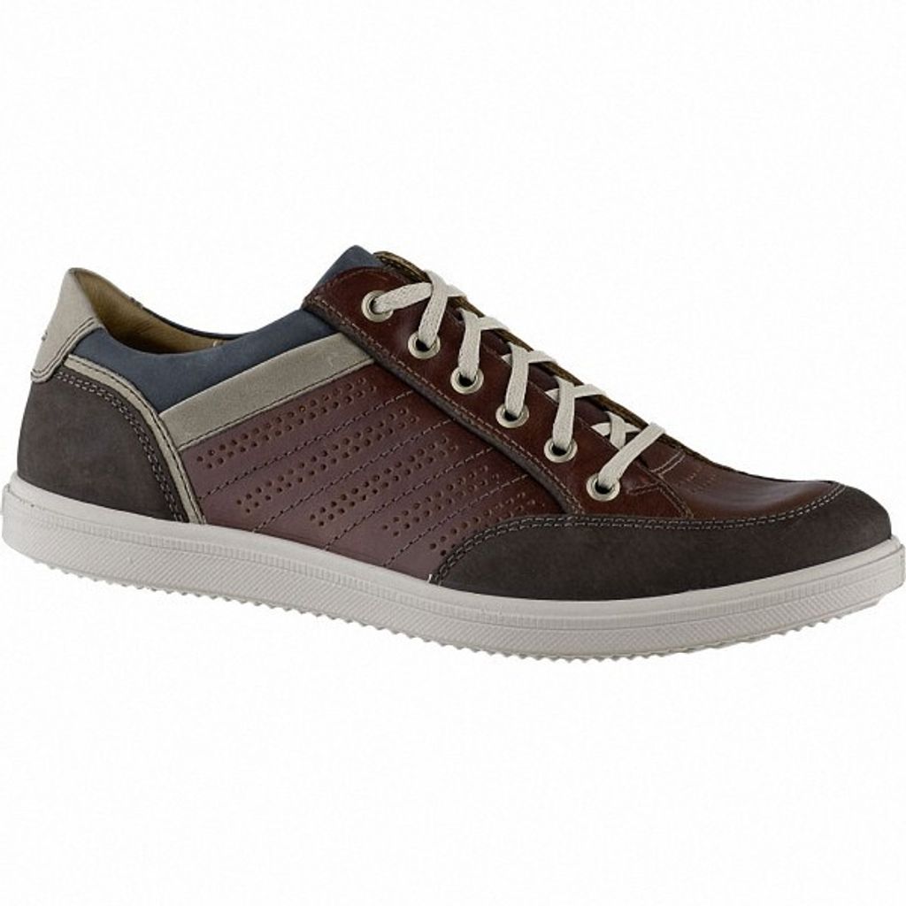 Jomos modische Herren Leder Sneakers capucion, Lederfutter, herausnehmbares Fußbett