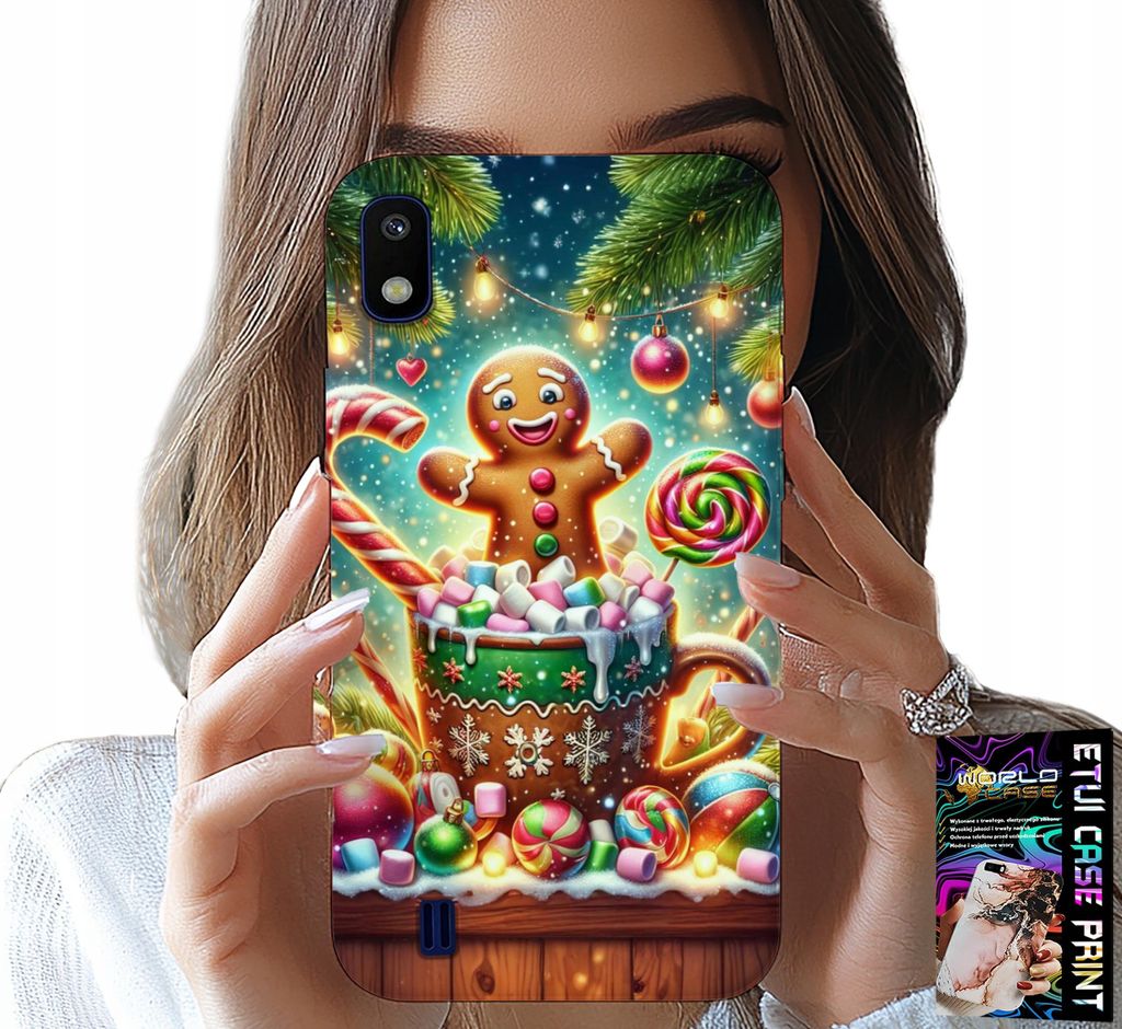 Fall Für Samsung A10 - Lebkuchen Weihnachten Designs + Glas
