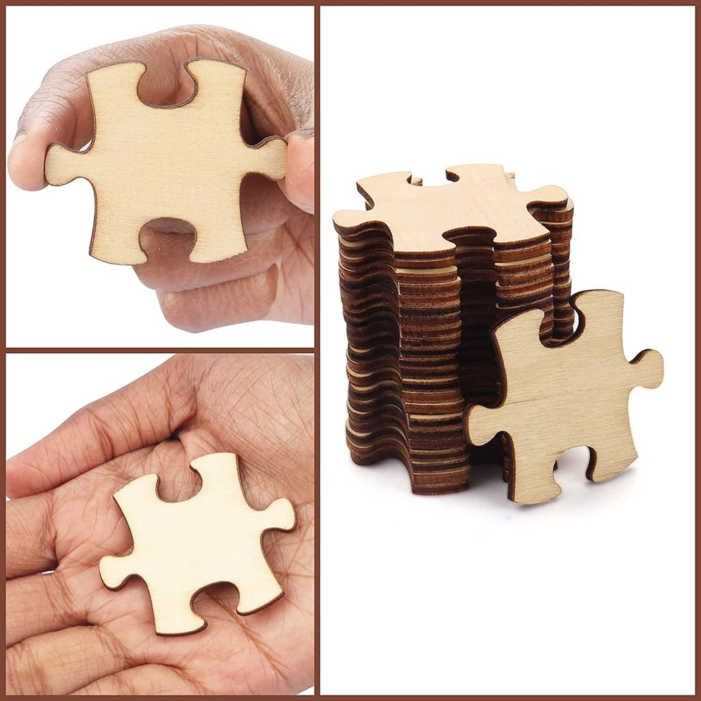 Belle Vous Holz Puzzle Blanko (100er Pack) Puzzle Zum Produktbild 10