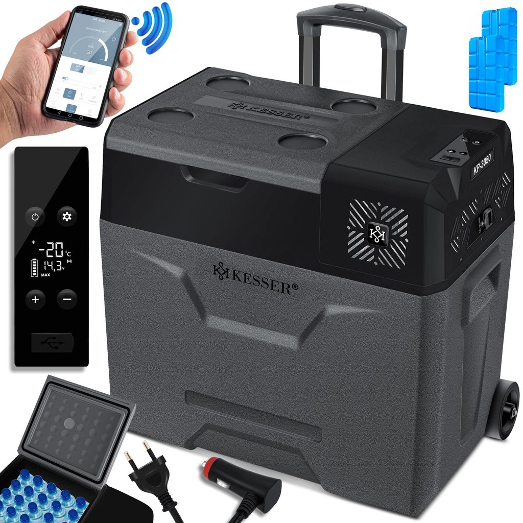 KESSER® Kompressor Kühlbox elektrisch Gefrierbox, Mit Produktbild 