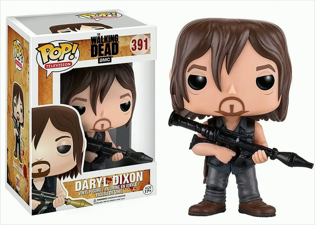 Figurine Funko Pop Daryl Dixon The Walking Dead Objet Déco pour Fans TV