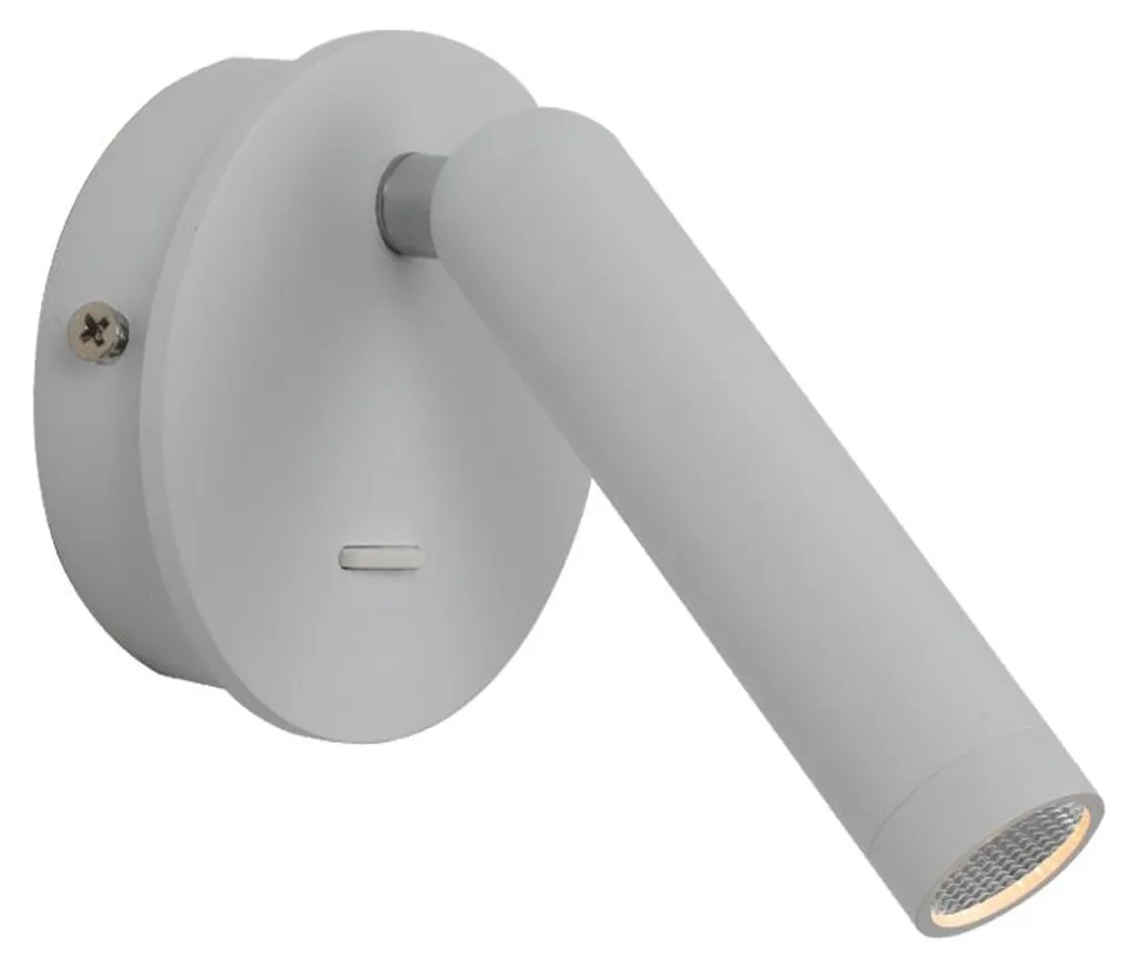Éclairage tête de lit LED 2,5W spot liseuse blanc pour chambre et salon