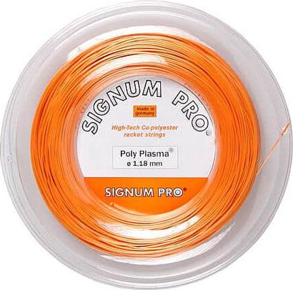 Signum Pro Tennissaite Poly Plasma 200m orange, Produktbild 