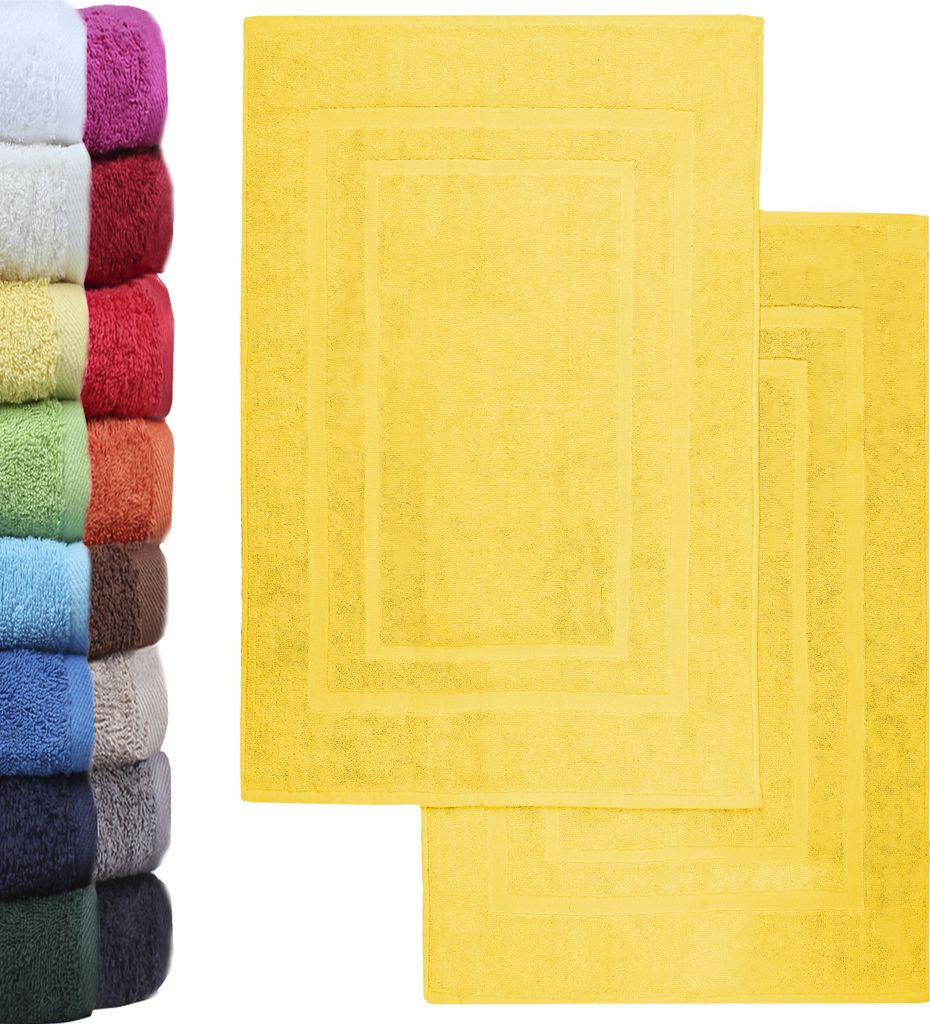 NatureMark 2er Pack Badvorleger Badematte | | 100% Produktbild
