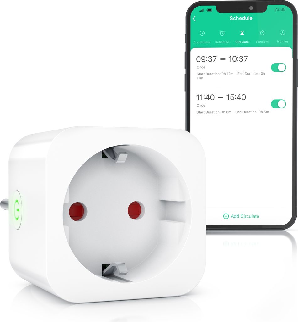 BEARWARE WLAN-Steckdose 2,4 Ghz WiFi Fernsteuerung per Produktbild 