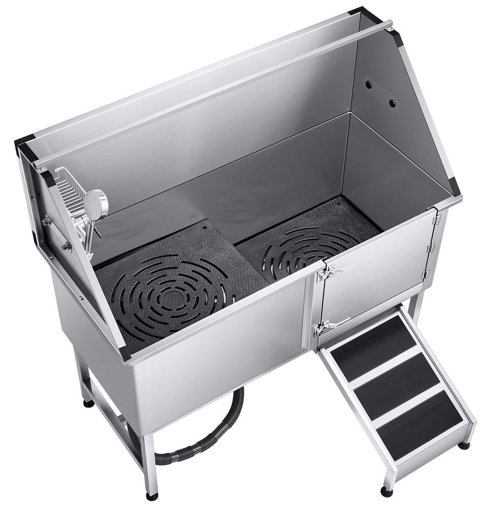 Station de lavage pour chiens SucceBuy en acier inoxydable, Image du produit 