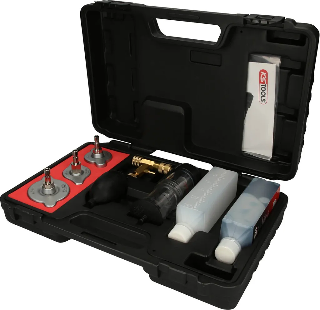 KS-Tools 150.1910 Tester Perdite Testata: Kit CO2 8 Pz Professionale