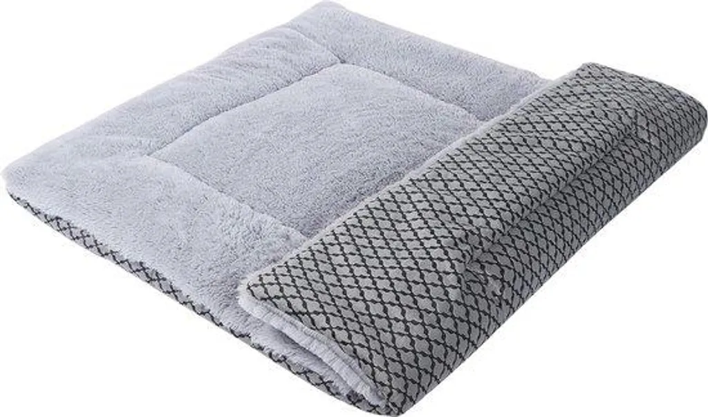 Tapis pour chien et chat isolant contre le froid surface grise 58cm