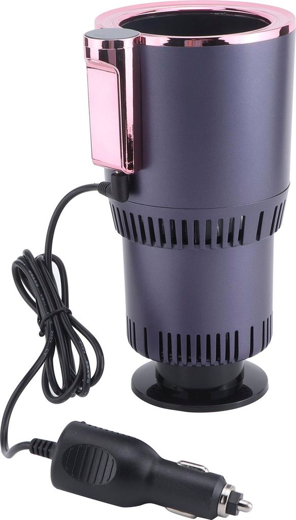Kühler, wärmer, Getränkehalter, 2-in-1, universell, intelligentes Aluminium, für Zuhause, Reisen, Auto