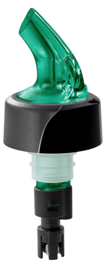 COMPACT - Flaschenportionierer - 20 ml. - 3 Kugel System - Neonfarbe - Grün - Germany