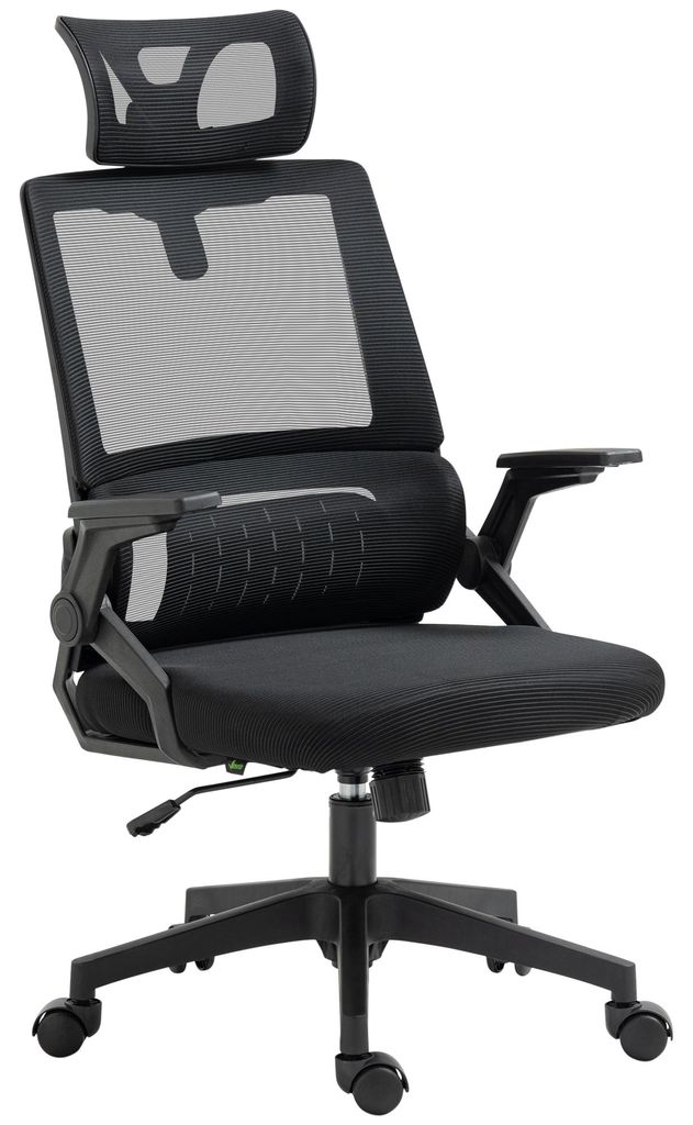 Vinsetto ergonomische bureaustoel met verstelbare Productafbeelding 