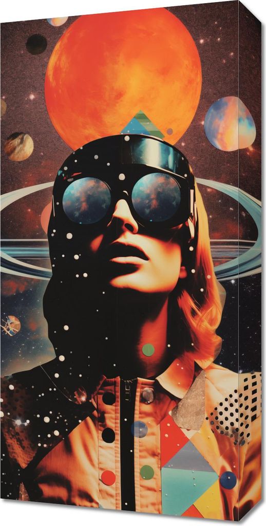 Bild 30x60cm Kosmische Visionen