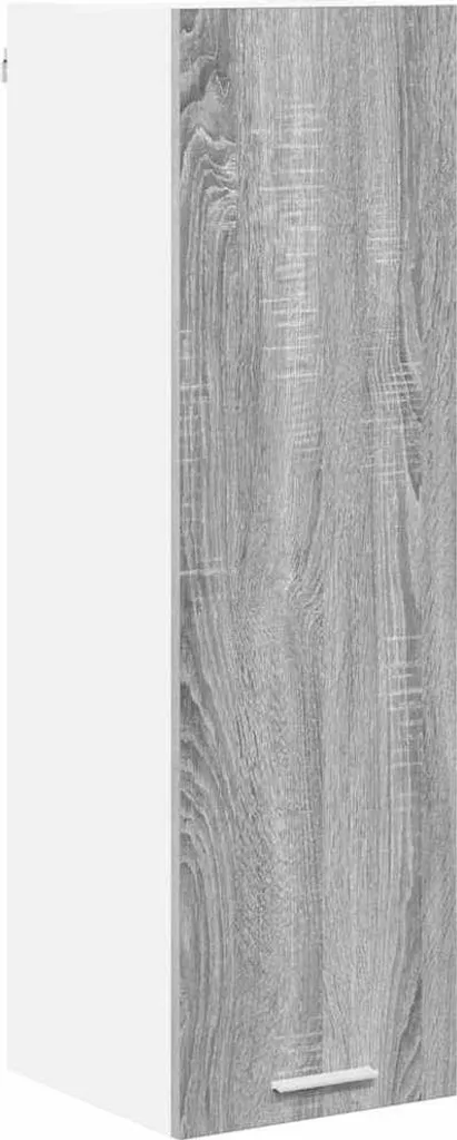 Armadio a Parete SYFAX 30x100 cm Grigio Sonoma - Arredo Essenziale - 1