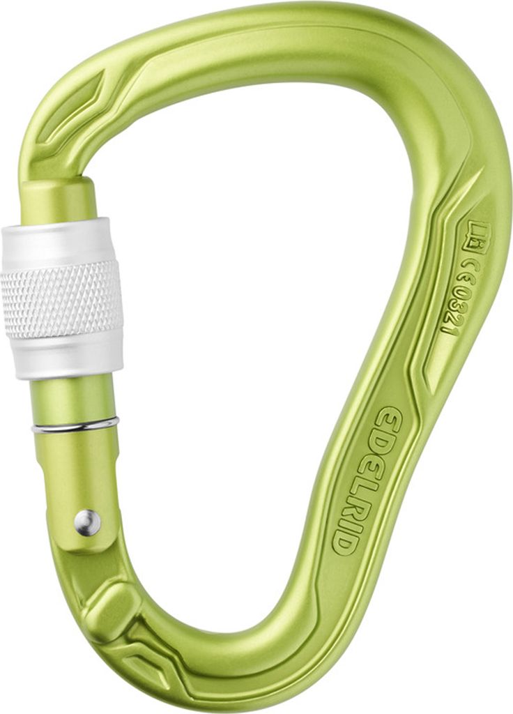 Edelrid Hms Bullet Screw Karabinerhaken Grün Grün One Size