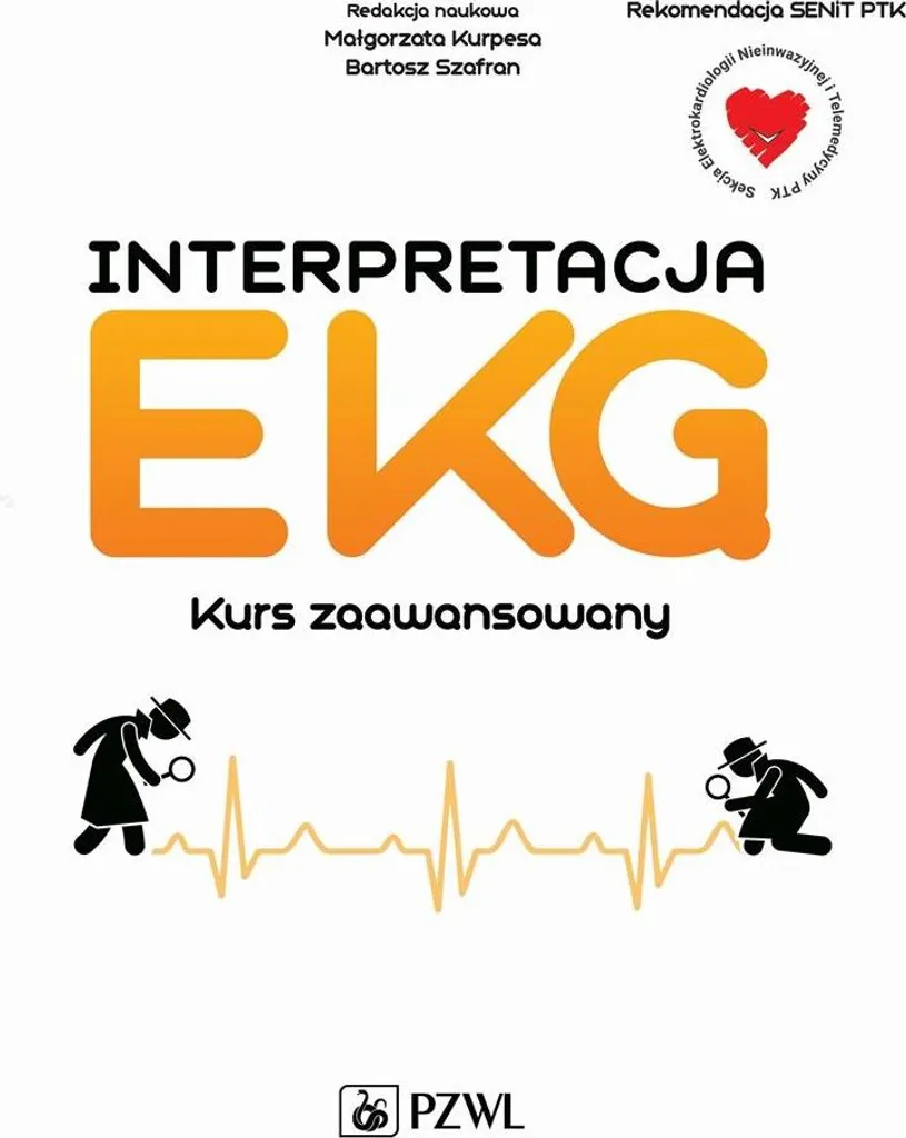 Cours avancé d'interprétation de l'ECG en polonais livre cardiologie