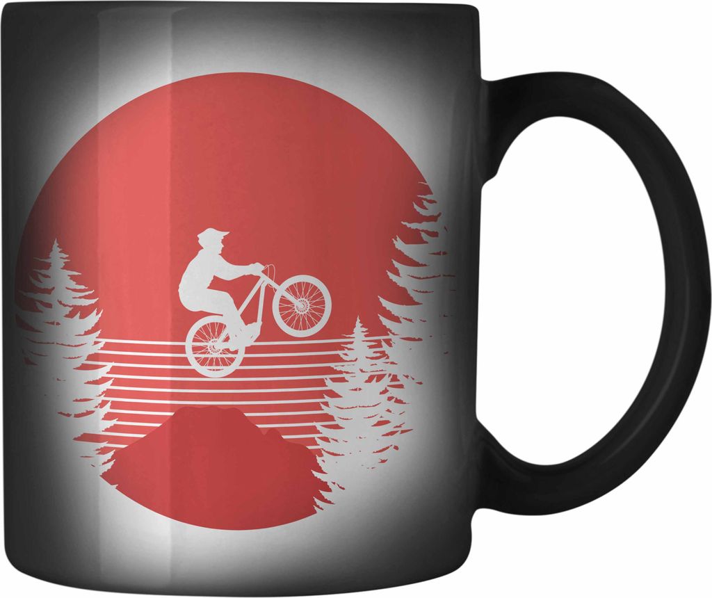 Trendation - Moutainbike Geschenk Farbwechsel Zauber-Tasse Produktbild 
