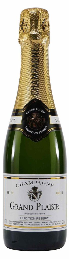 Grand Plaisir Champagne Brut 0,375L Produktbild 