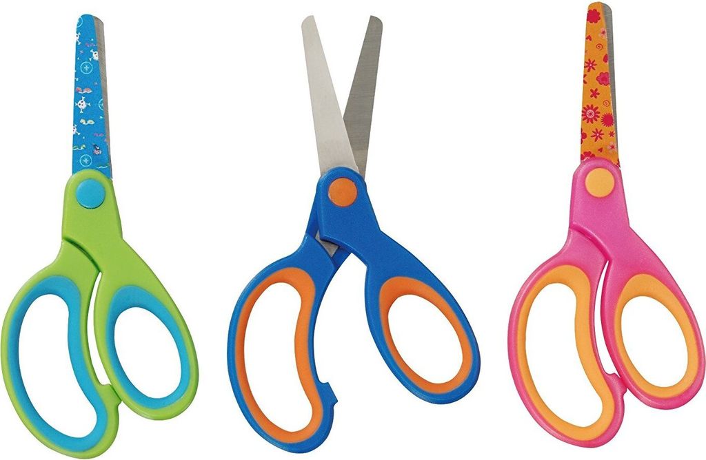 Herlitz Bastelschere Design rund Länge: 132 mm (1 Stück) Produktbild 