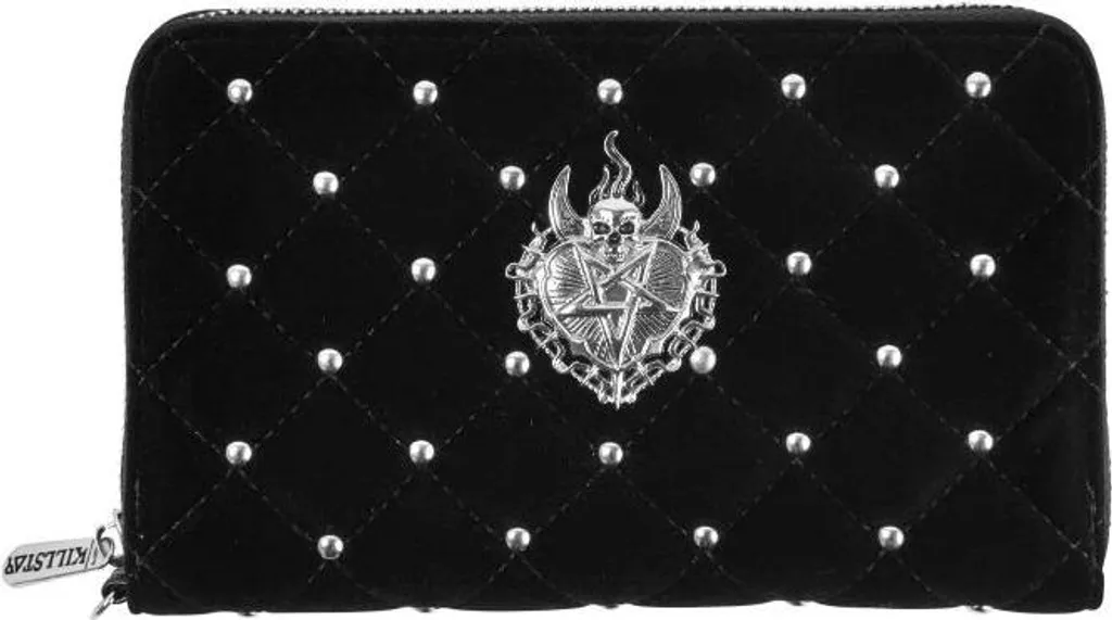 Killstar Wallet Unsacred Heart - Grand Portefeuille Gothique en Simili Cuir