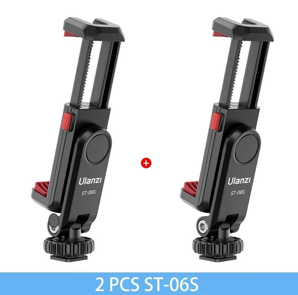 Support téléphone ST-06S anti-vibration à rotation 360° double griffe - 2
