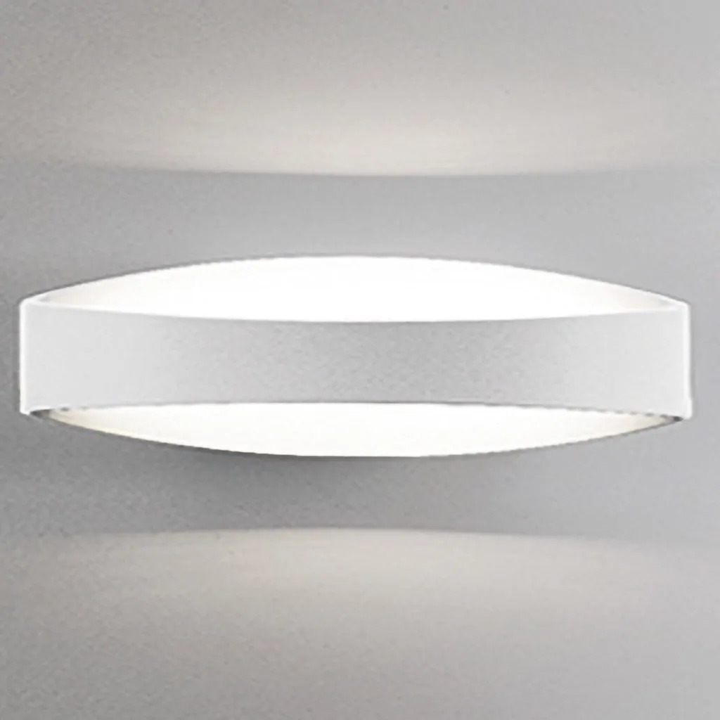 Applique LED d'intérieur Bridge pour couloir et salon - Blanc mat 18W