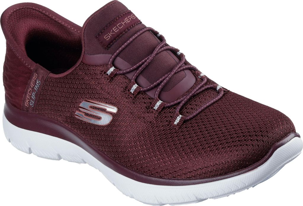 Skechers Damen Slip-ins Summits Diamond Dream Sneaker 150123 BURG rot, Schuhgröße:43 EU