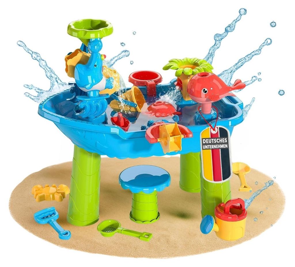 Coemo Wasserspieltisch NARIUS Spieltisch mit Zubehör Größe Produktbild 