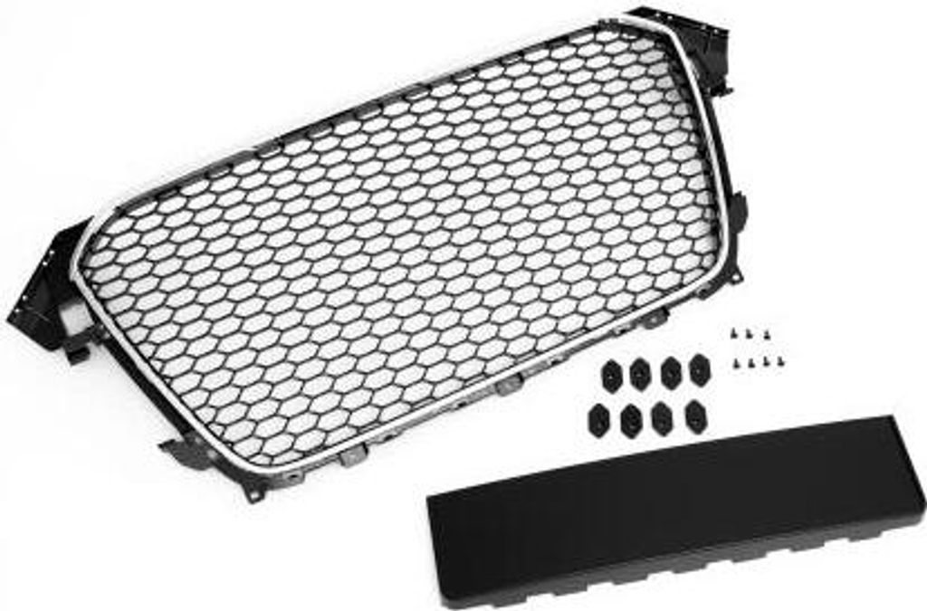Kühlergrill schwarz Sport mit Kennzeichenhalter passend für Produktbild 