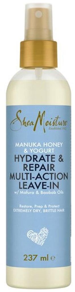 Shea Moisture – Manuka-Honig- und Joghurt-Pflegespülung – Produktbild  KI-generiertes Bild