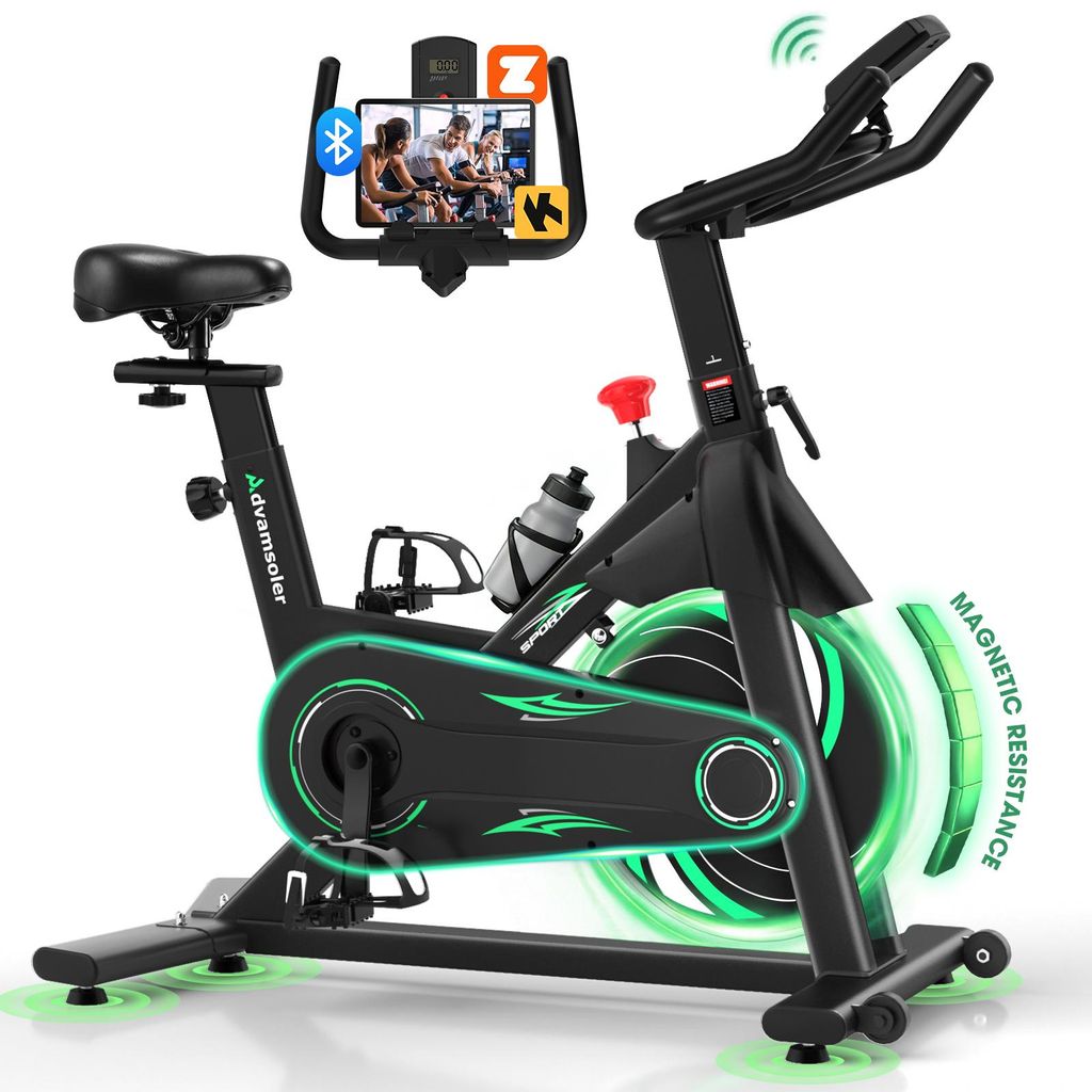 Heimtrainer Fahrrad mit App, Advamsoler Leises Hometrainer Produktbild 