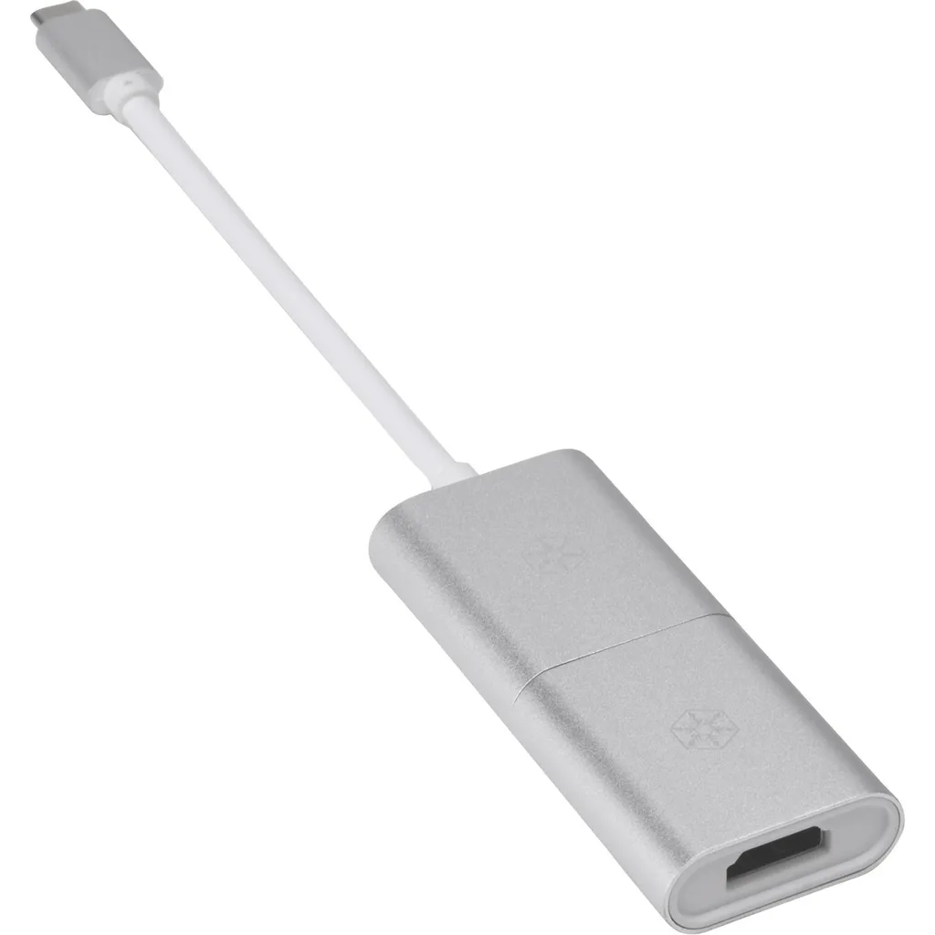 Adaptateur Vidéo USB-C SilverStone EP11 Haute Résolution MiniDP HDMI