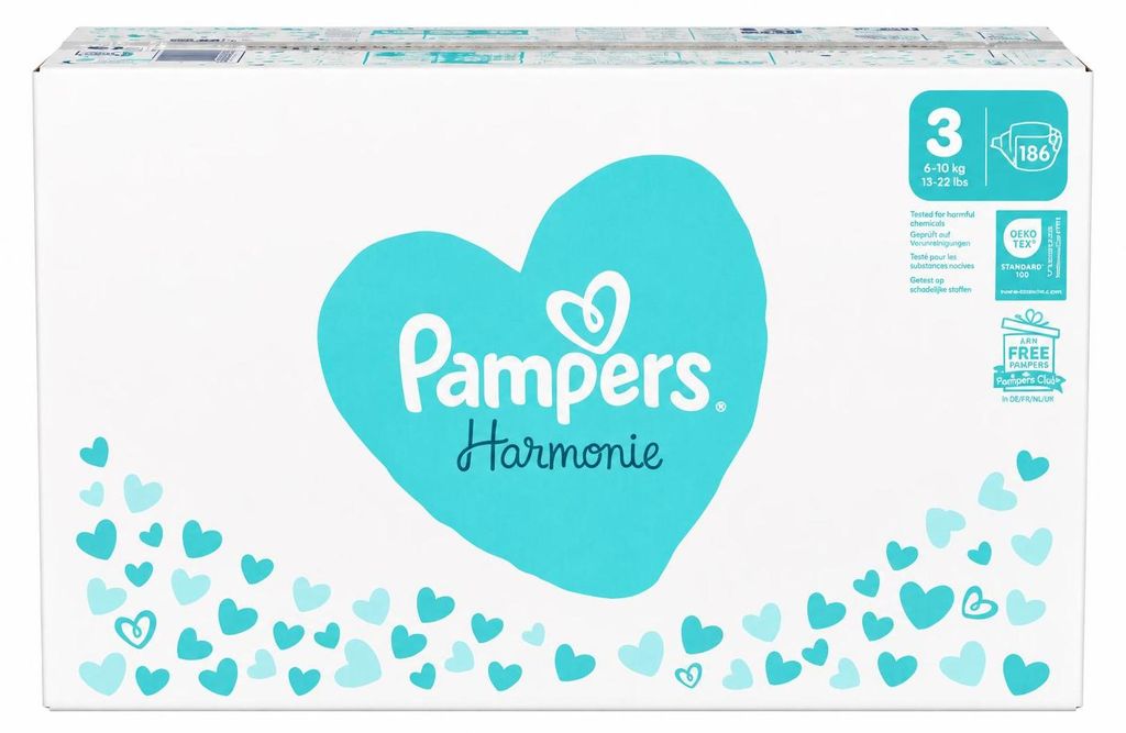 Pampers® Windeln Harmonie™ Größe Gr.3 (6-10 kg) für Babys Produktbild 